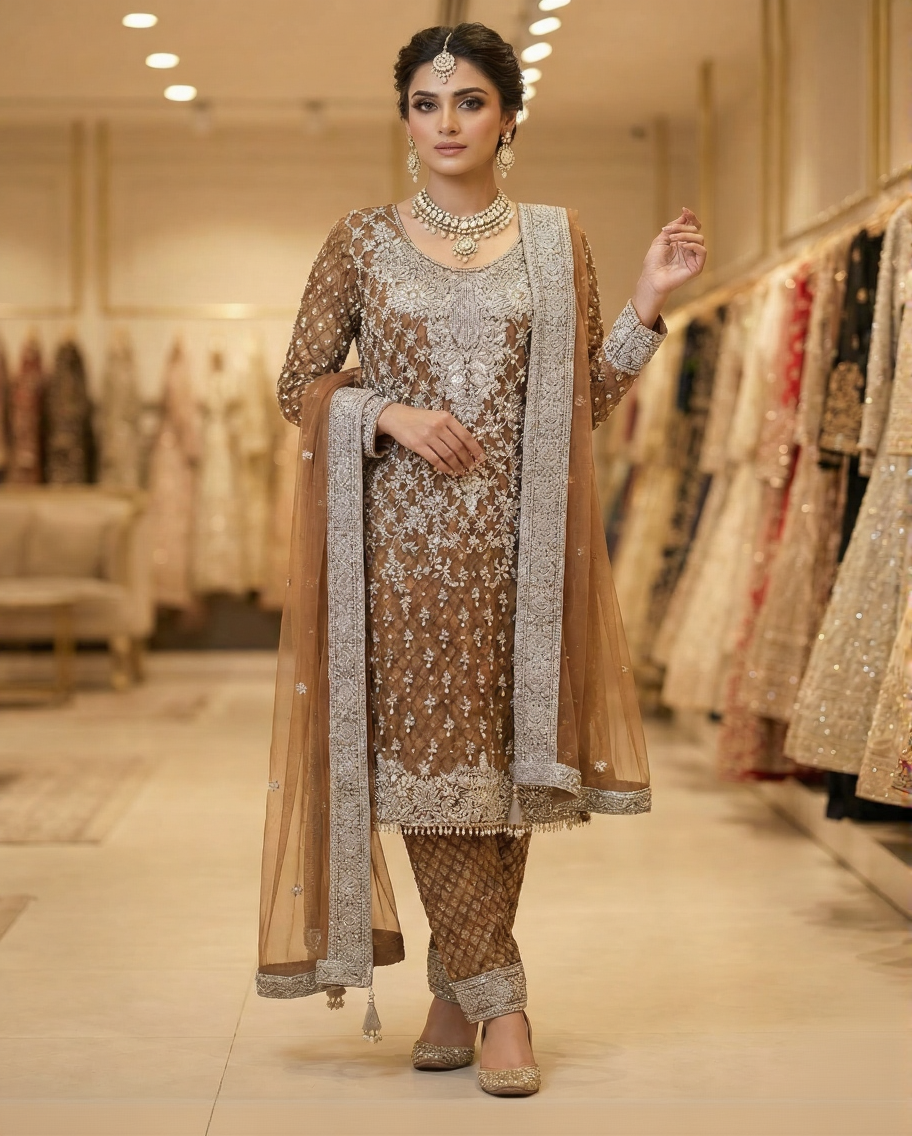 Copper Radiance - Moazzam Khan Couture