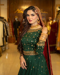 Moss Green - Moazzam Khan Couture