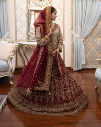 Claret Dream - Moazzam Khan Couture