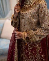 Claret Dream - Moazzam Khan Couture