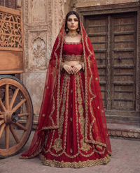 Zar-e-Maroon - Moazzam Khan Couture